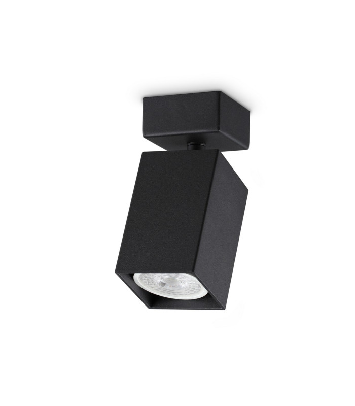 Dynamite Square Single Spotlight Black 1x GU10-1
