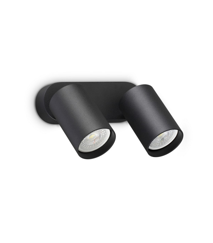 Dynamite Twin Ceiling Spotlight Black 2x GU10-1