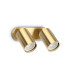 Dynamite Twin Ceiling Spotlight Brass 2x GU10-1