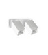 Dynamite Square Twin Ceiling Spotlight White 2x GU10-1