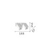 Dynamite Square Twin Ceiling Spotlight White 2x GU10-2