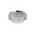 Flush Ceiling Round 4 Light Polished Chrome, Crystal - 1
