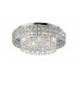 Flush Ceiling Round 7 Light Polished Chrome, Crystal - 1
