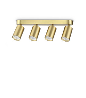 Dynamite Ceiling Spotlight Bar Brass 4x GU10-1