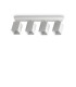 Dynamite Square Ceiling Spotlight Bar White 4x GU10-1