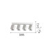 Dynamite Square Ceiling Spotlight Bar White 4x GU10-2