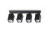 Dynamite Square Ceiling Spotlight Bar Black 4x GU10-1