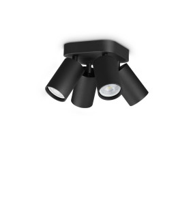 Dynamite Ceiling Spotlight Clusters Black 4x GU10-1