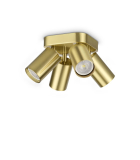 Dynamite Ceiling Spotlight Clusters Brass 4x GU10-1