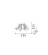Dynamite Square Ceiling Spotlight Clusters Brass 4x GU10-2