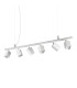 Dynamite Square Bar Pendant Ceiling Light White 6x GU10-1