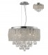 Ceiling Pendant 6 Light Polished Chrome, Crystal - 1