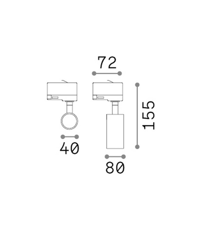 Dynamite Tr 3-Phase Mini Round Black-2