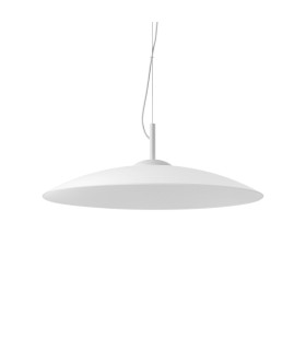 Eclipse Dome Pendant Ceiling Light White 1x GX53-1