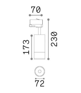 Eos Tr 3-Phase 25W 2700K On-Off Ne-2