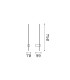 Essence Integrated LED Wall Lamp Brass 1350lm 3000K-2