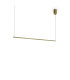 Essence Square Bar Pendant Ceiling Light Brass 1x LED 2250lm 3000K-1