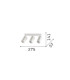 Dynamite Ceiling Spotlight Bar White 3x GU10-2