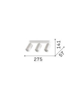Dynamite Ceiling Spotlight Bar White 3x GU10-2