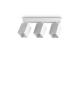 Dynamite Square Ceiling Spotlight Bar White 3x GU10-1