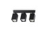 Dynamite Square Ceiling Spotlight Bar Black 3x GU10-1