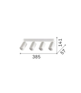 Dynamite Ceiling Spotlight Bar White 4x GU10-2
