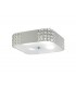 Flush Ceiling 4 Light White, Crystal - 1