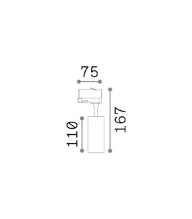 Fox Tr 1-Phase 08W Cri90 3000K On-Off White-2