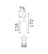 Fox Tr 3-Phase 15W Cri90 2700K On-Off Black-2