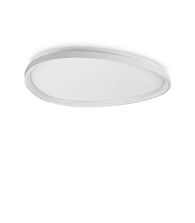 Gemini Integrated LED Semi Flush Ceiling Light White 4650lm 4000K-1