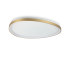 Gemini Integrated LED Semi Flush Ceiling Light Brass 4650lm 4000K-1