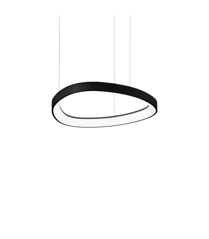 Gemini Integrated LED Pendant Ceiling Light Black 4350lm 4000K-1