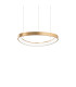 Gemini Integrated LED Pendant Ceiling Light Brass 4350lm 4000K-1