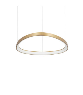 Gemini Integrated LED Pendant Ceiling Light Brass 5400lm 4000K-1