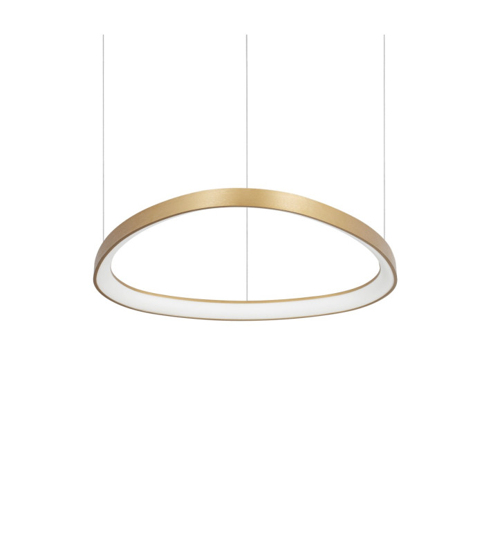 Gemini Integrated LED Pendant Ceiling Light Brass 5400lm 4000K-1