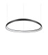 Gemini Integrated LED Pendant Ceiling Light Black 6600lm 4000K-1