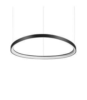 Gemini Integrated LED Pendant Ceiling Light Black 6600lm 4000K-1