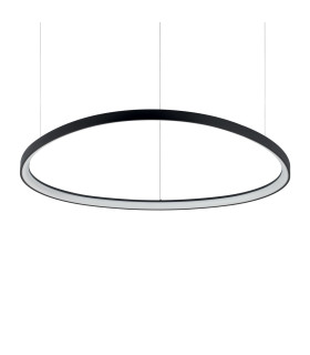 Gemini Integrated LED Pendant Ceiling Light Black 9100lm 4000K-1
