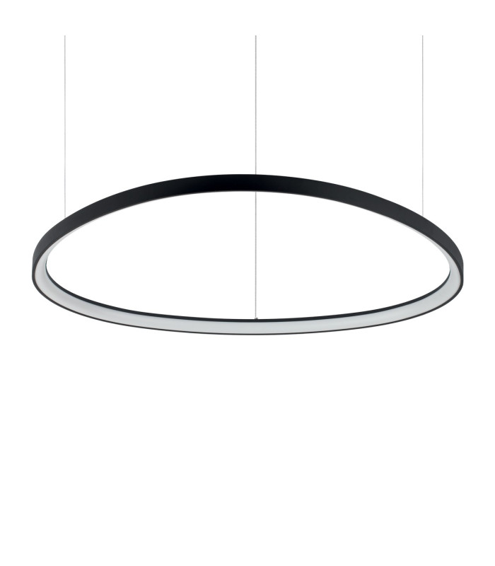 Gemini Integrated LED Pendant Ceiling Light Black 9100lm 4000K-1