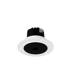 Infinity Trimless Recessed Downlight Black 1x LED 7W 520lm 3000K-1