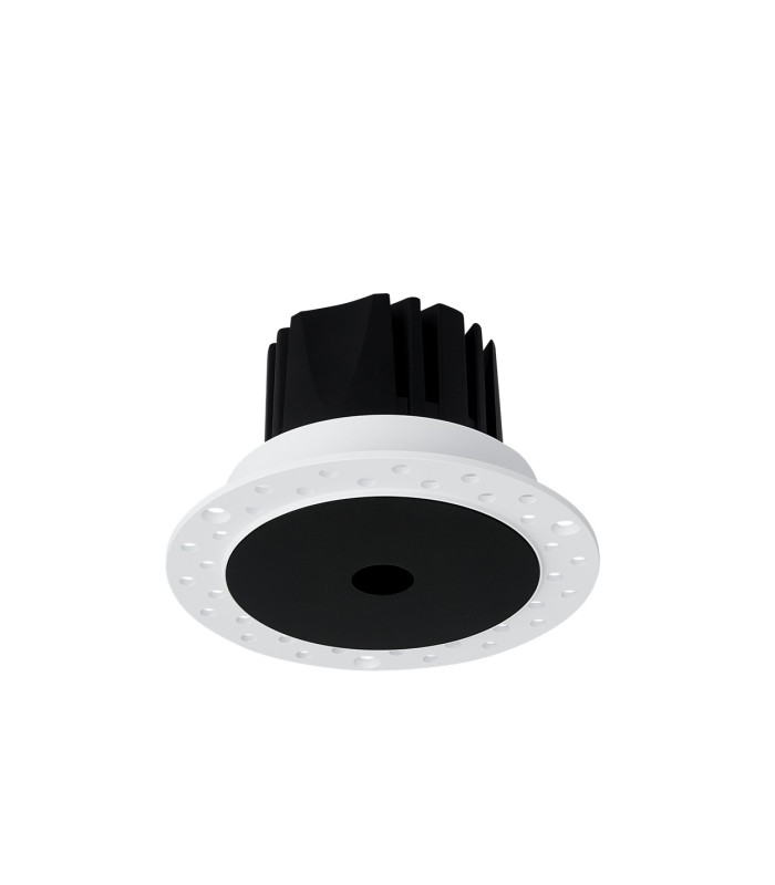 Infinity Trimless Recessed Downlight Black 1x LED 12W 1000lm 3000K-1