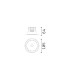 Infinity Trimless Recessed Downlight Black 1x LED 12W 1000lm 3000K-2