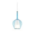 Kalique 18cm Dome Pendant Ceiling Light Sky Blue 1x E27-1