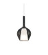 Kalique 18cm Dome Pendant Ceiling Light Smoke 1x E27-1