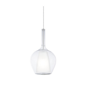 Kalique 18cm Dome Pendant Ceiling Light Transparent 1x E27-1