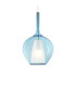 Kalique 28cm Dome Pendant Ceiling Light Sky Blue 1x E27-1