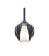 Kalique 28cm Dome Pendant Ceiling Light Smoke 1x E27-1