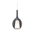 Kalique 18cm Globe Dome Pendant Ceiling Light Smoke 1x E27-1
