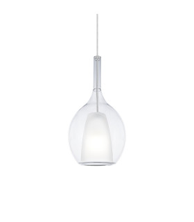 Kalique 18cm Globe Dome Pendant Ceiling Light Transparent 1x E27-1