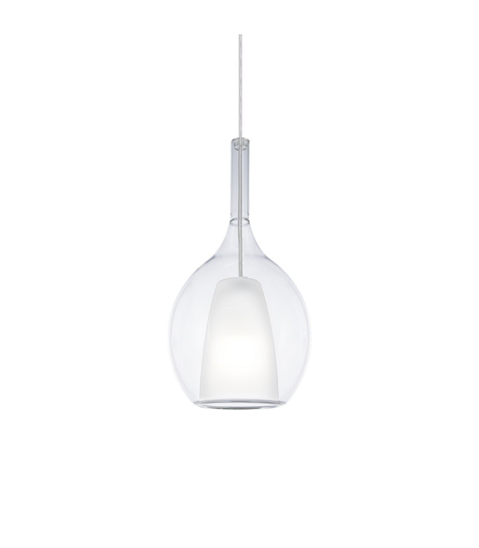 Kalique 18cm Globe Dome Pendant Ceiling Light Transparent 1x E27-1